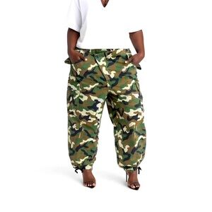 KBB by KAHLANA Women's Mid-Rise Straight Leg 'The Cargo Jogger' - Dark